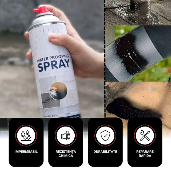 Oprește scurgerile instant! Spray de etanșare profesional – soluția rapidă și durabilă
