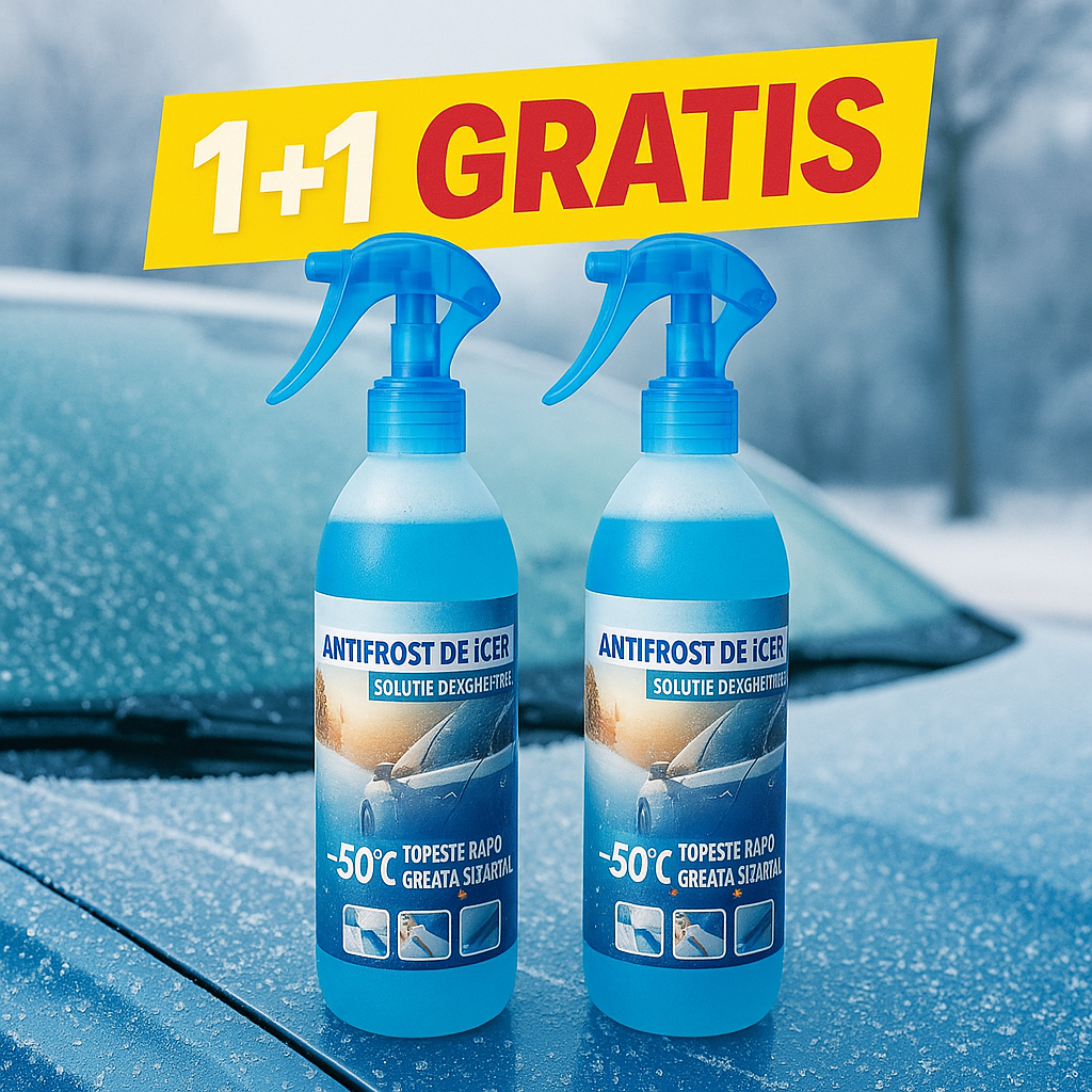 Antifrost De-Icer – Dezgheață Instant până la –50°C 1+1 GRATIS