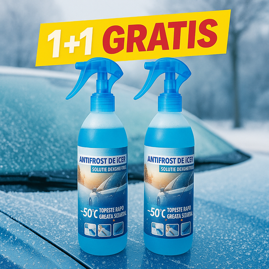 Antifrost De-Icer – Dezgheață Instant până la –50°C 1+1 GRATIS
