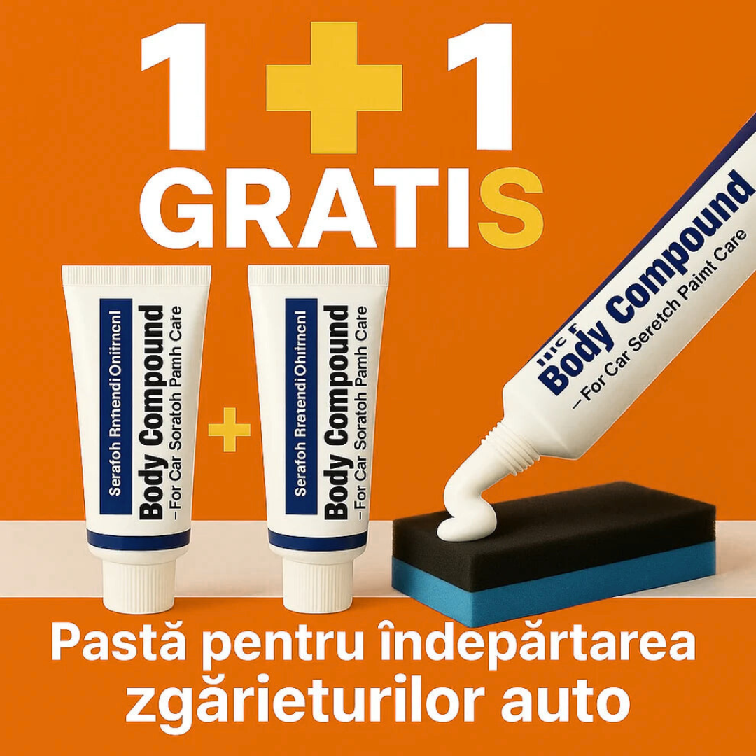 Pastă pentru zgârieturi auto cu efect polish 1+1 GRATIS
